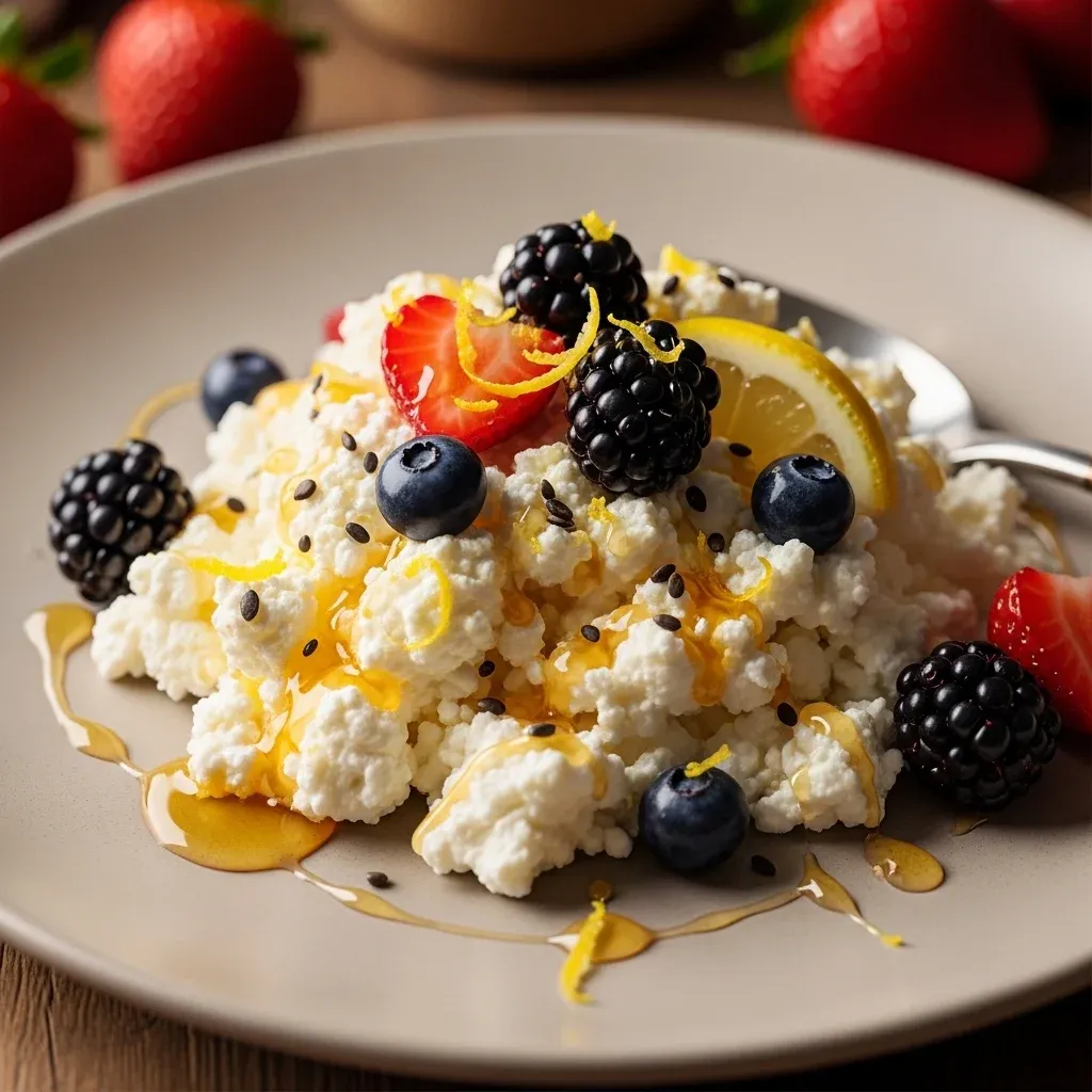 Cottage cheese fluffy