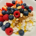 cottage cheese berry sweet