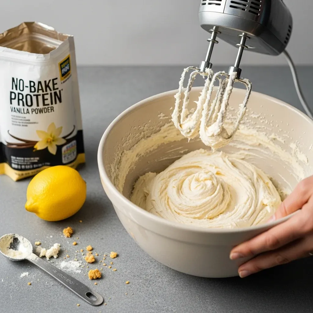 No-Bake Protein Cheesecake