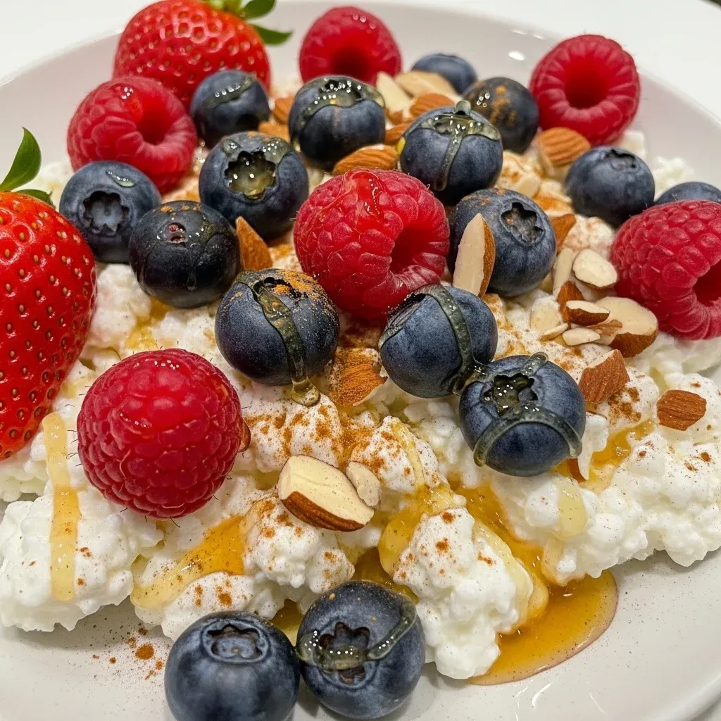 cottage cheese berry sweet
