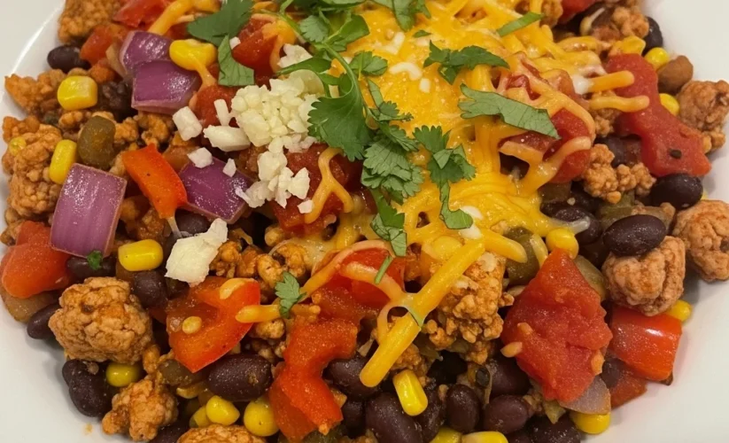 Turkey Taco Skillet
