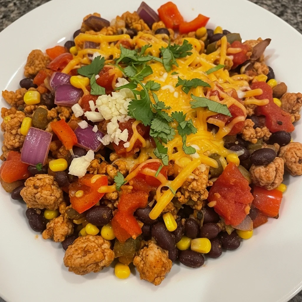 Turkey Taco Skillet