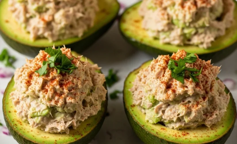 Tuna Salad Stuffed Avocado