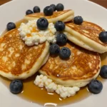 Fluffy Cottage Cheese Pancakes