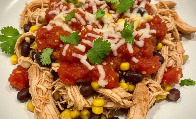 Crockpot Salsa Chicken