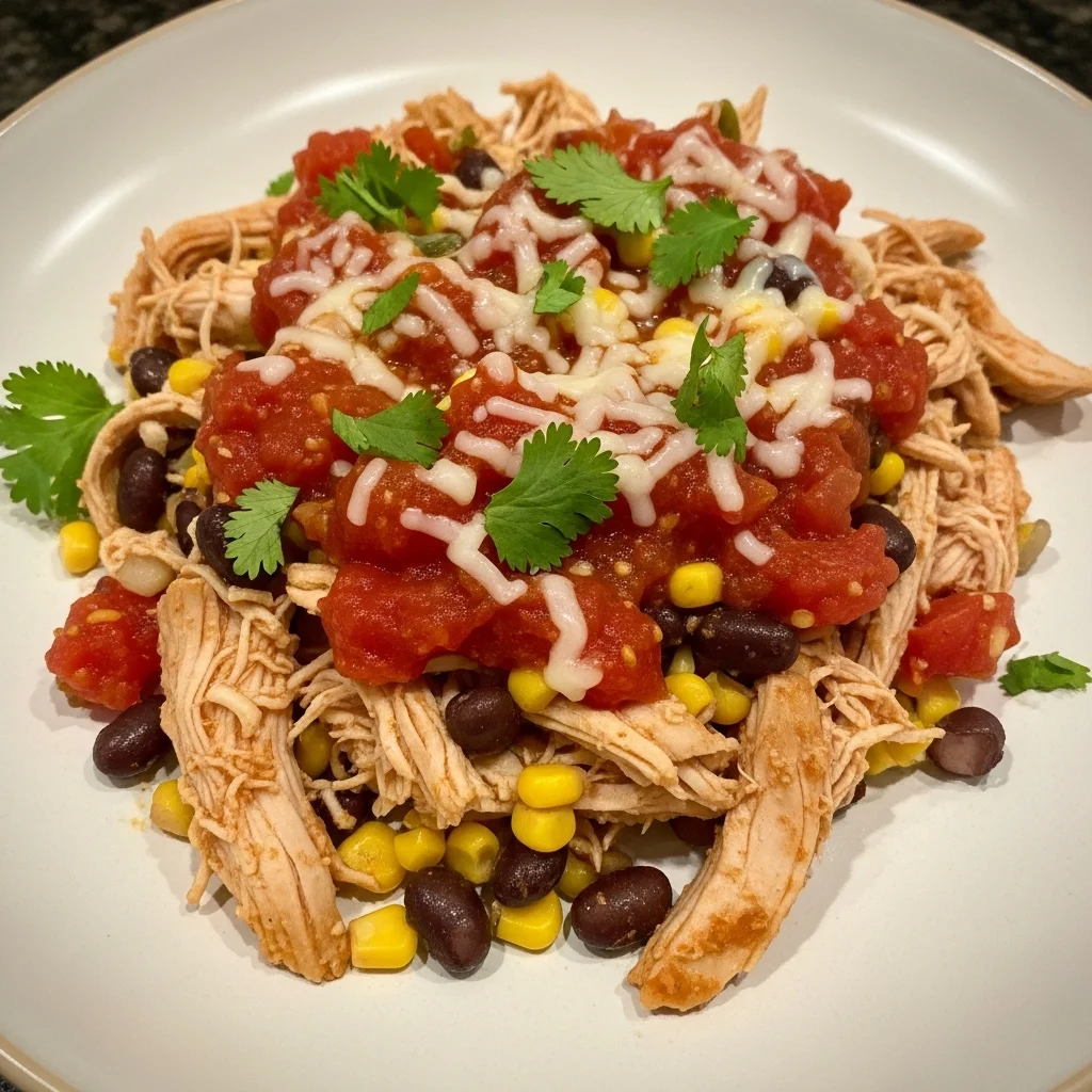 Crockpot Salsa Chicken