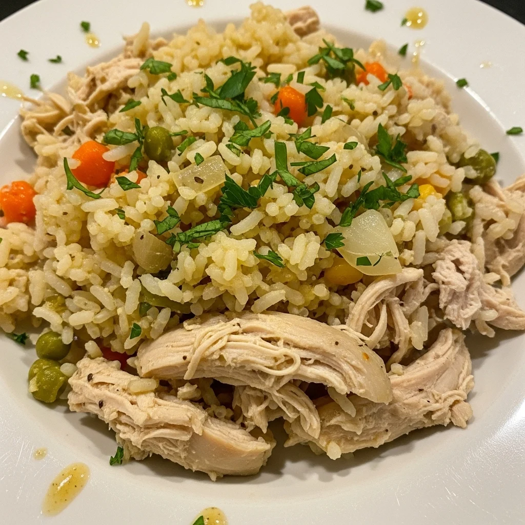 Slow Cooker Chicken & Rice