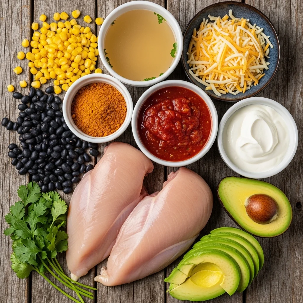 Crockpot Salsa Chicken