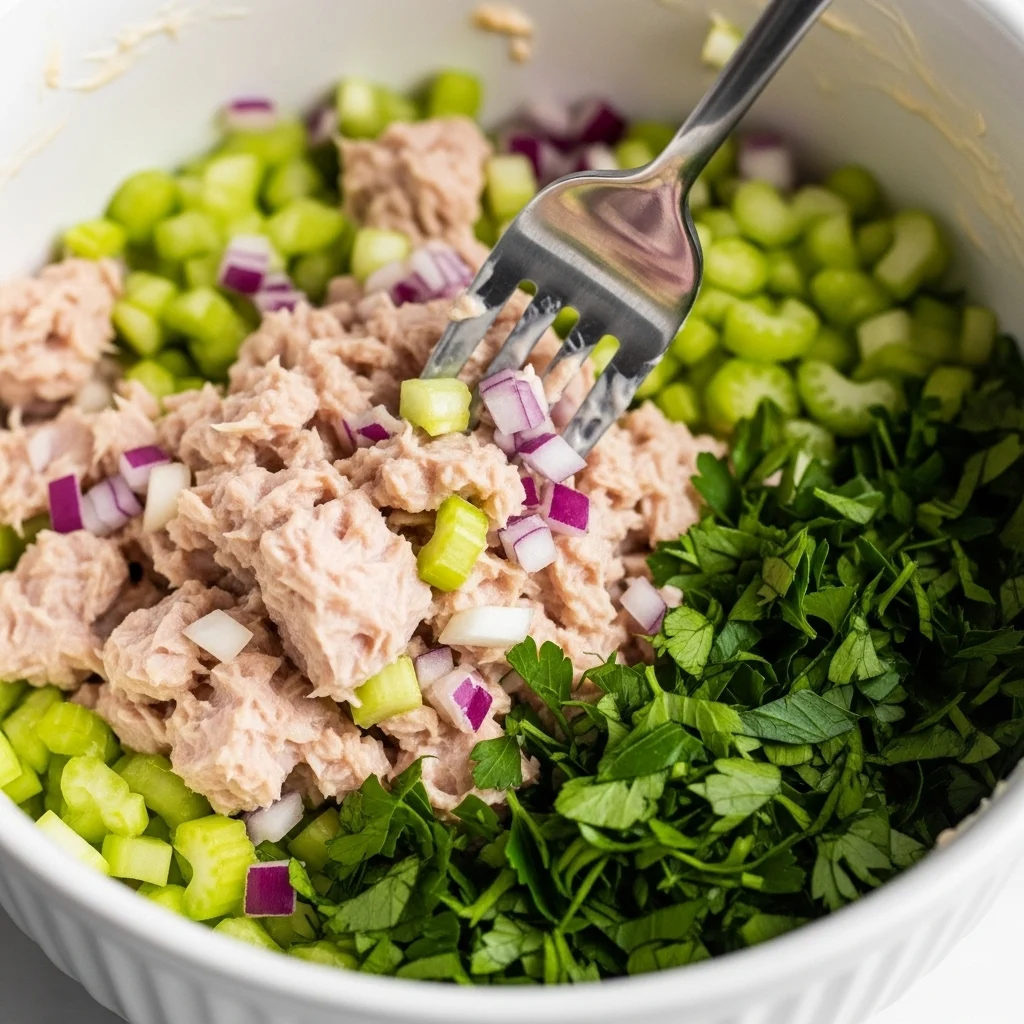 Tuna Salad Stuffed Avocado