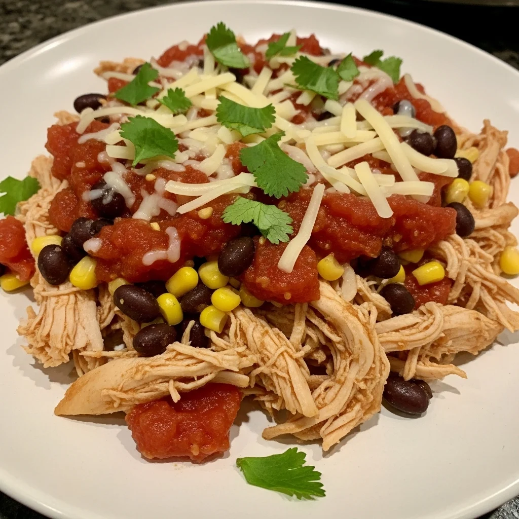 Crockpot Salsa Chicken