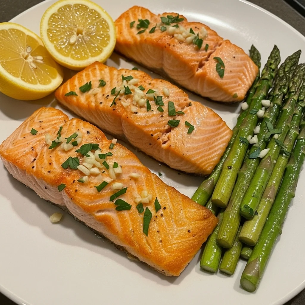 Pan-Seared Salmon with Asparagus