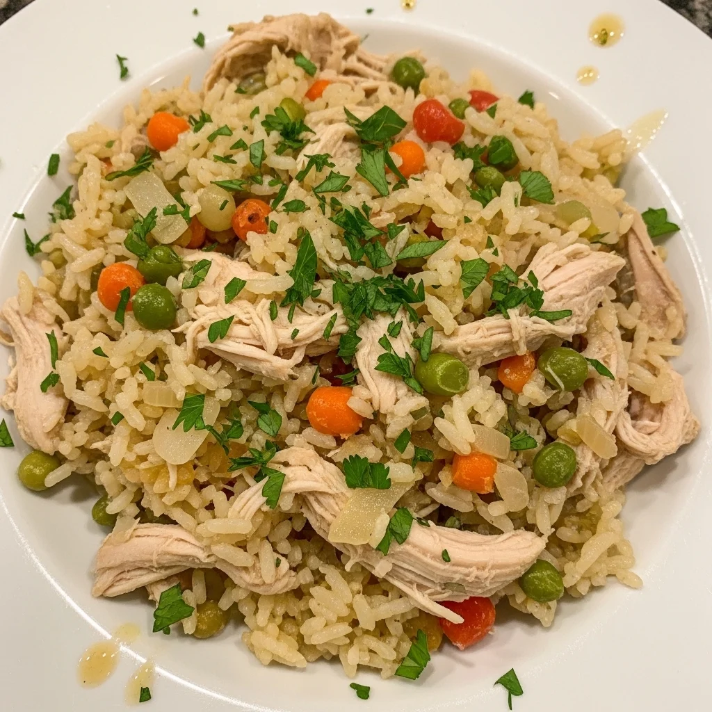 Slow Cooker Chicken & Rice