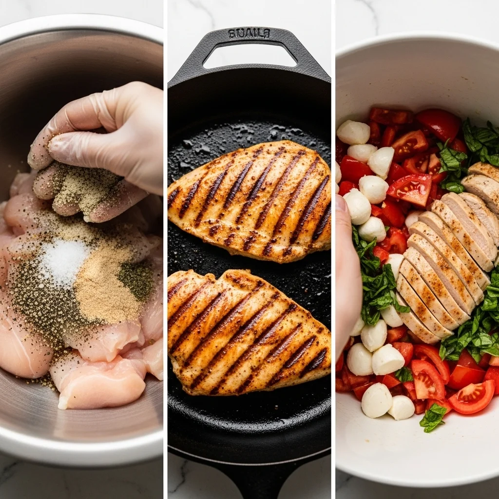 Caprese Chicken Salad