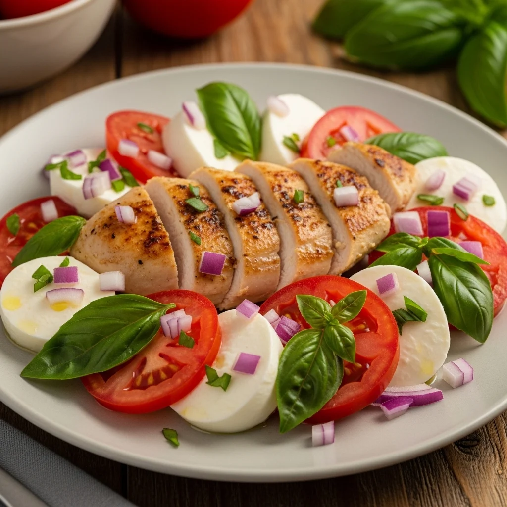 Caprese Chicken Salad