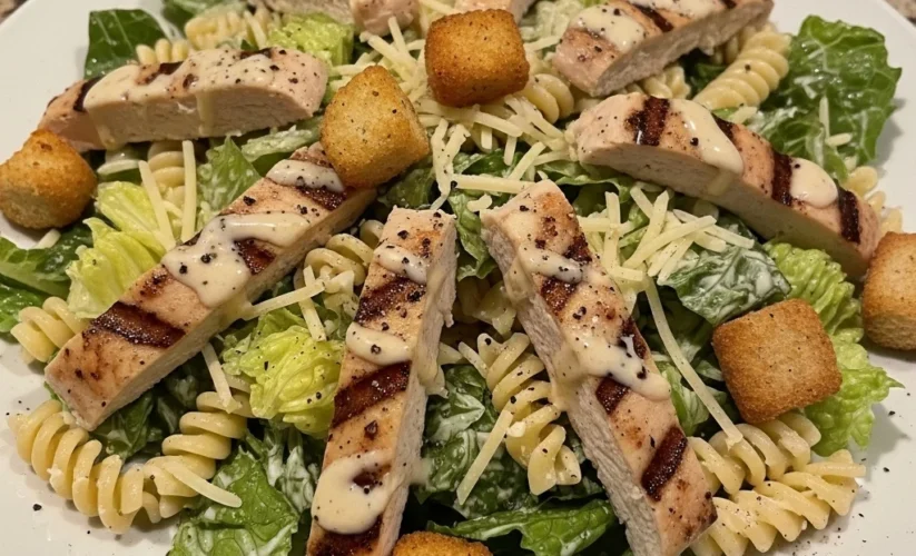 Chicken Caesar Pasta Salad
