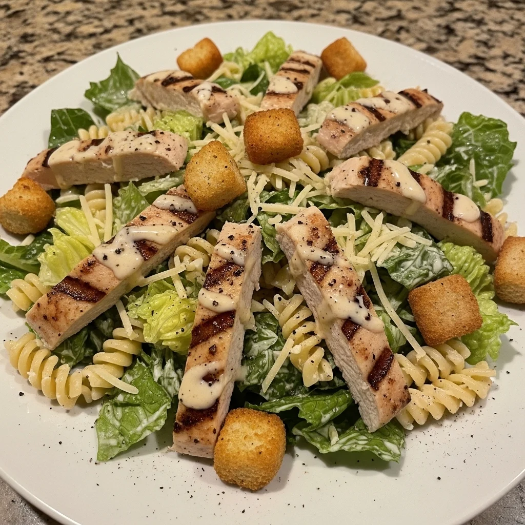 Chicken Caesar Pasta Salad