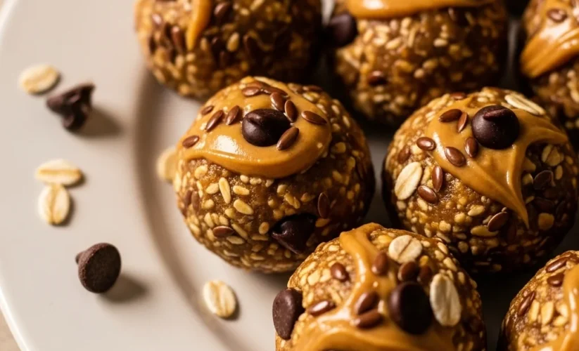No Bake Peanut Butter Energy Balls