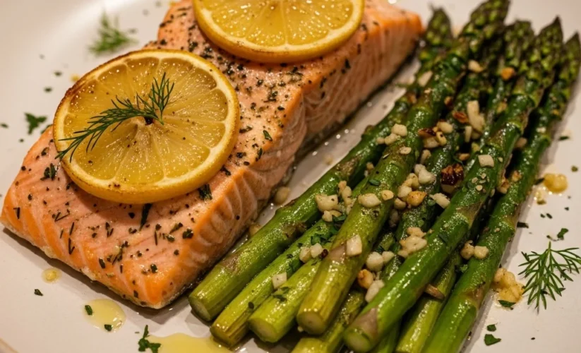 One Pan Lemon Herb Salmon