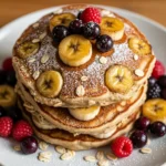 Banana Oat Pancakes