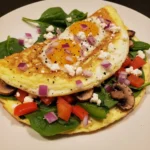 Veggie Egg White Omelette
