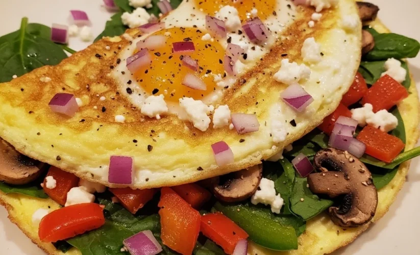 Veggie Egg White Omelette