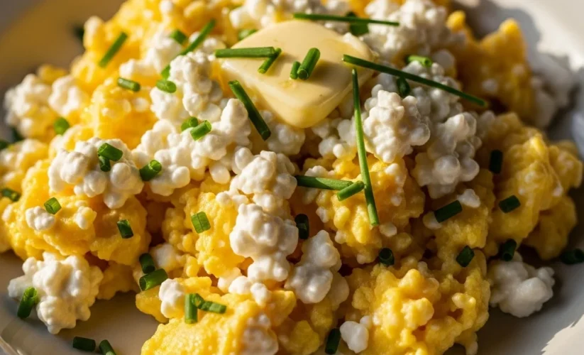 Cottage Cheese Scrambled Eggs