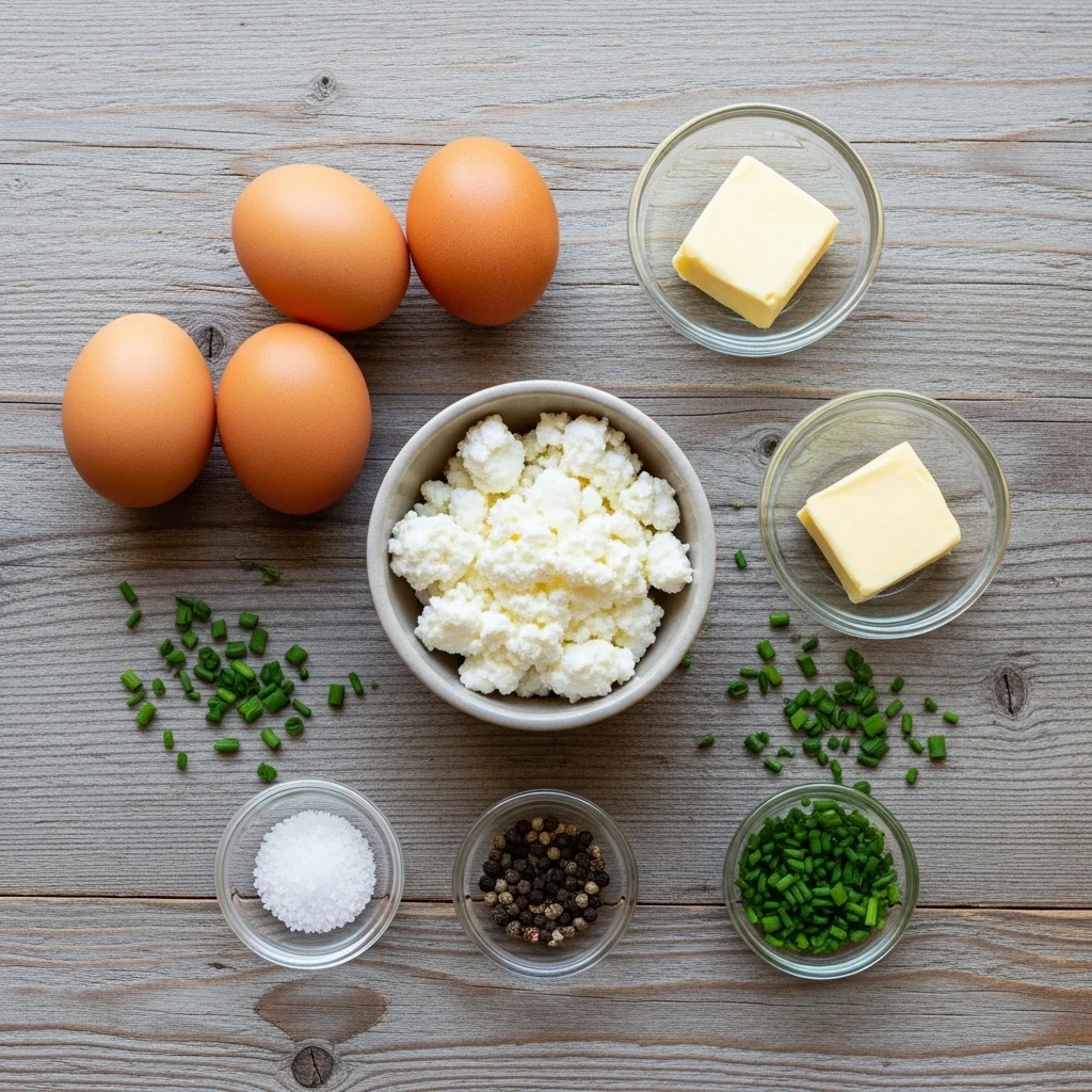Cottage Cheese Scrambled Eggs