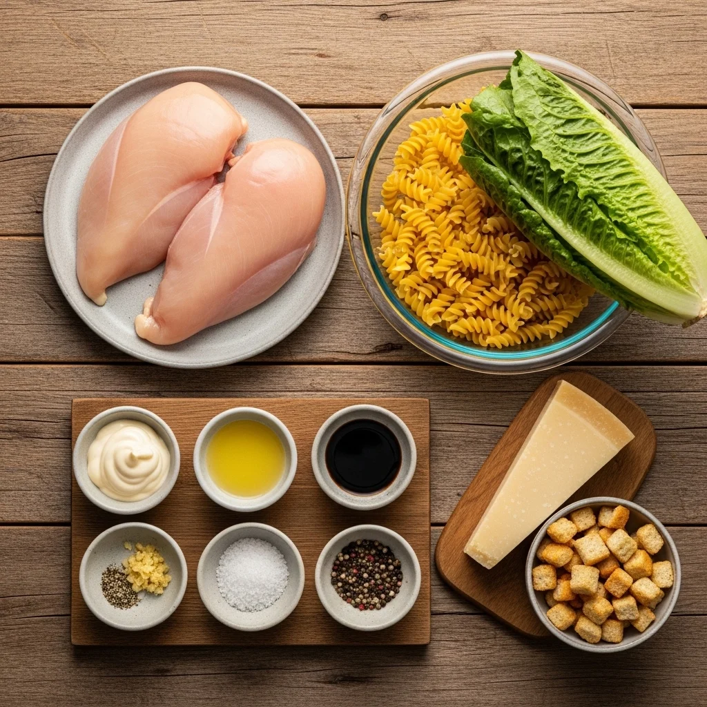 Chicken Caesar Pasta Salad