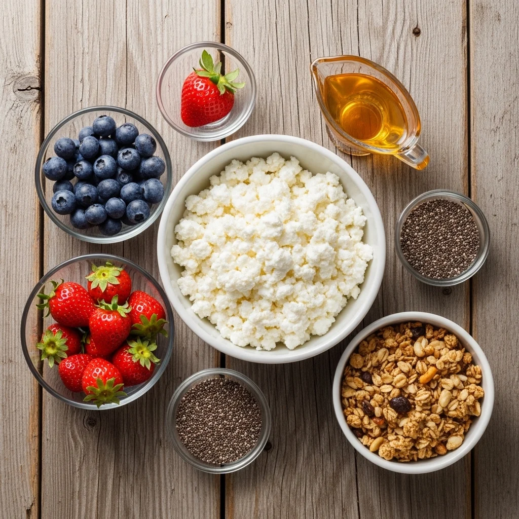 High Protein Cottage Cheese Breakfast Bowl
