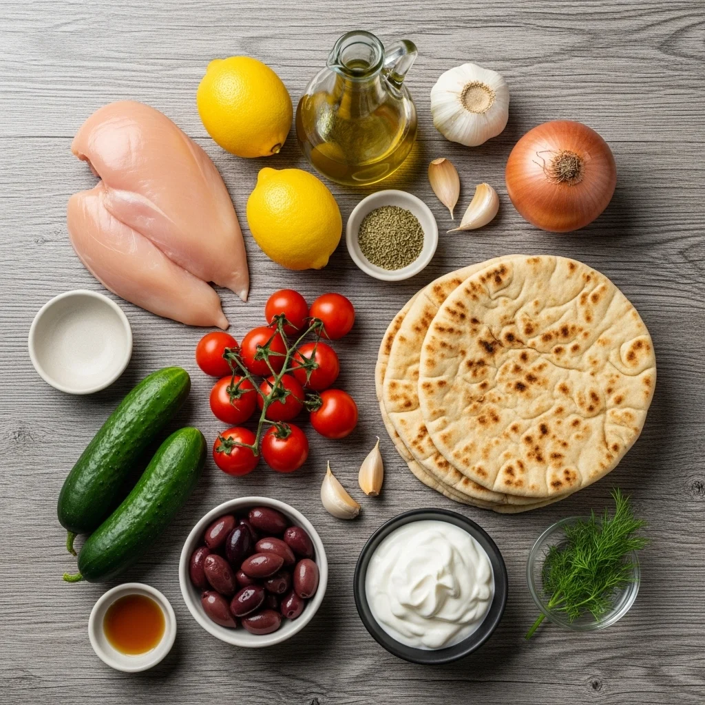 Greek Chicken Wrap