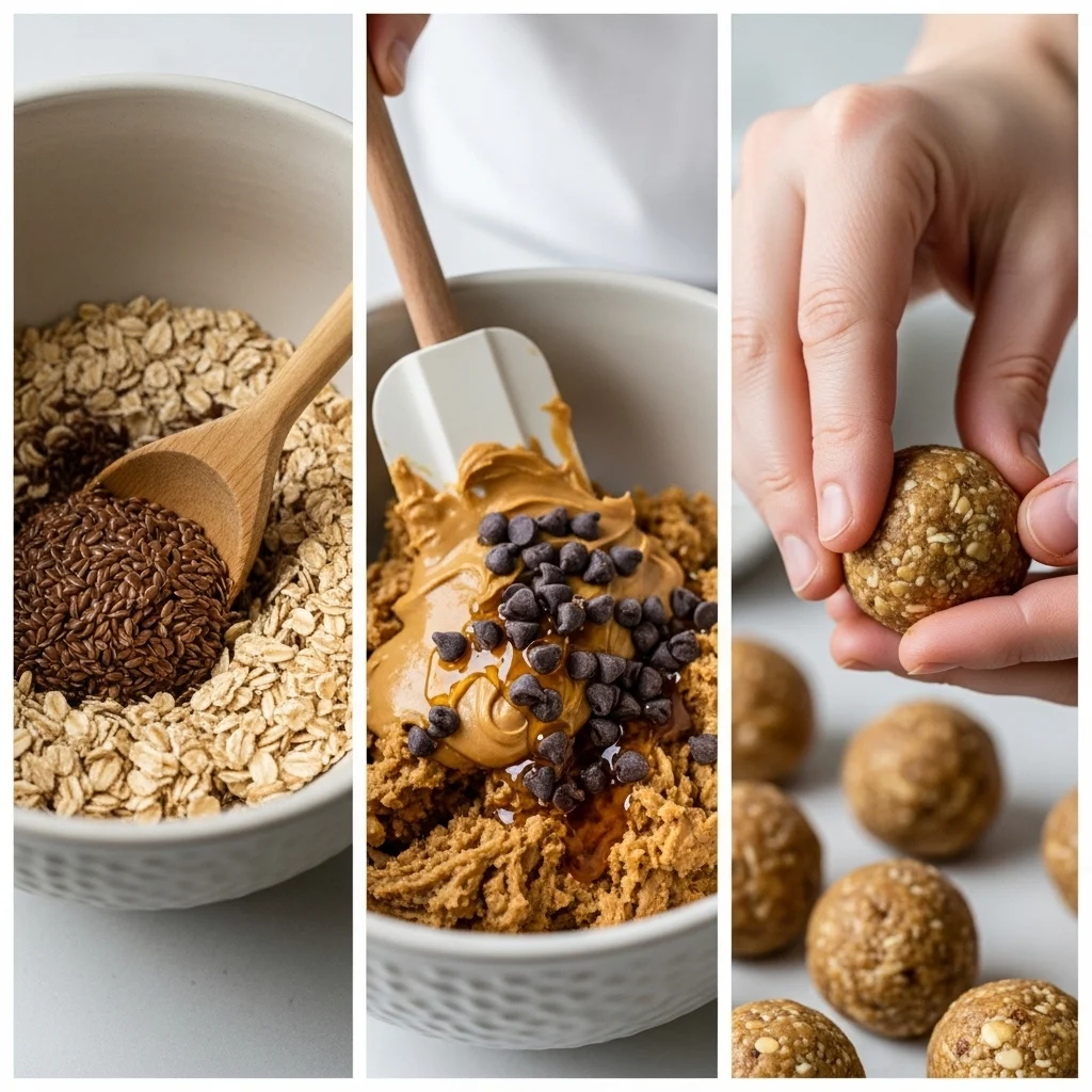 No Bake Peanut Butter Energy Balls