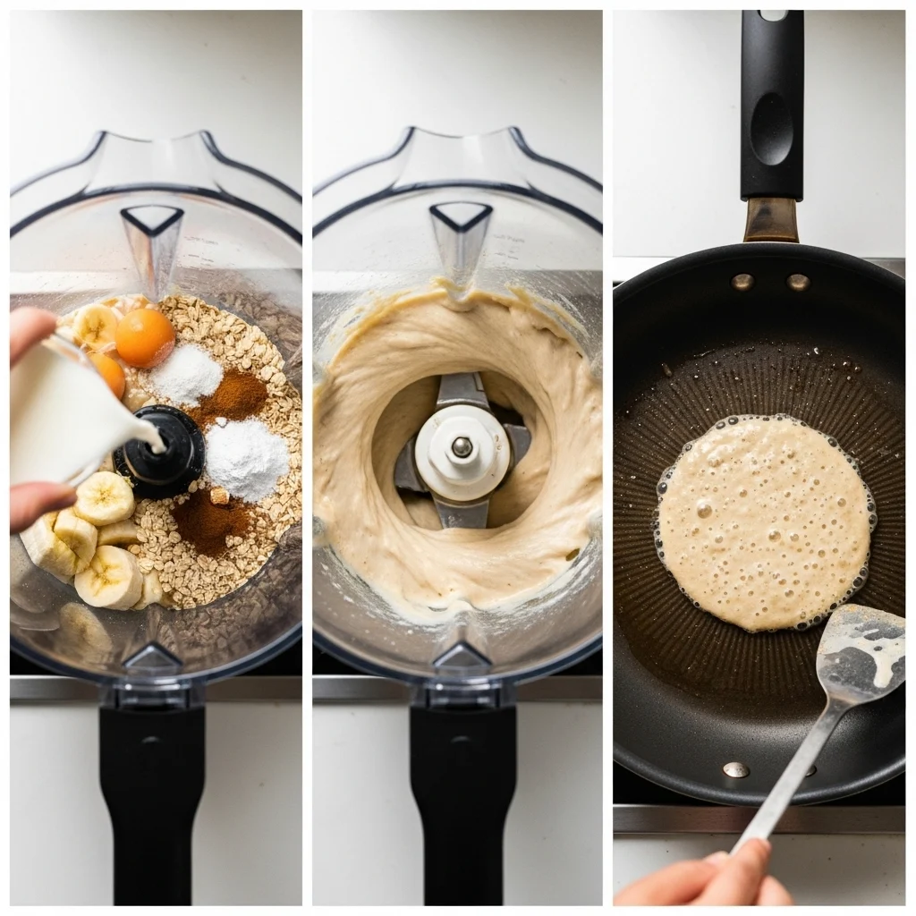 Banana Oat Pancakes