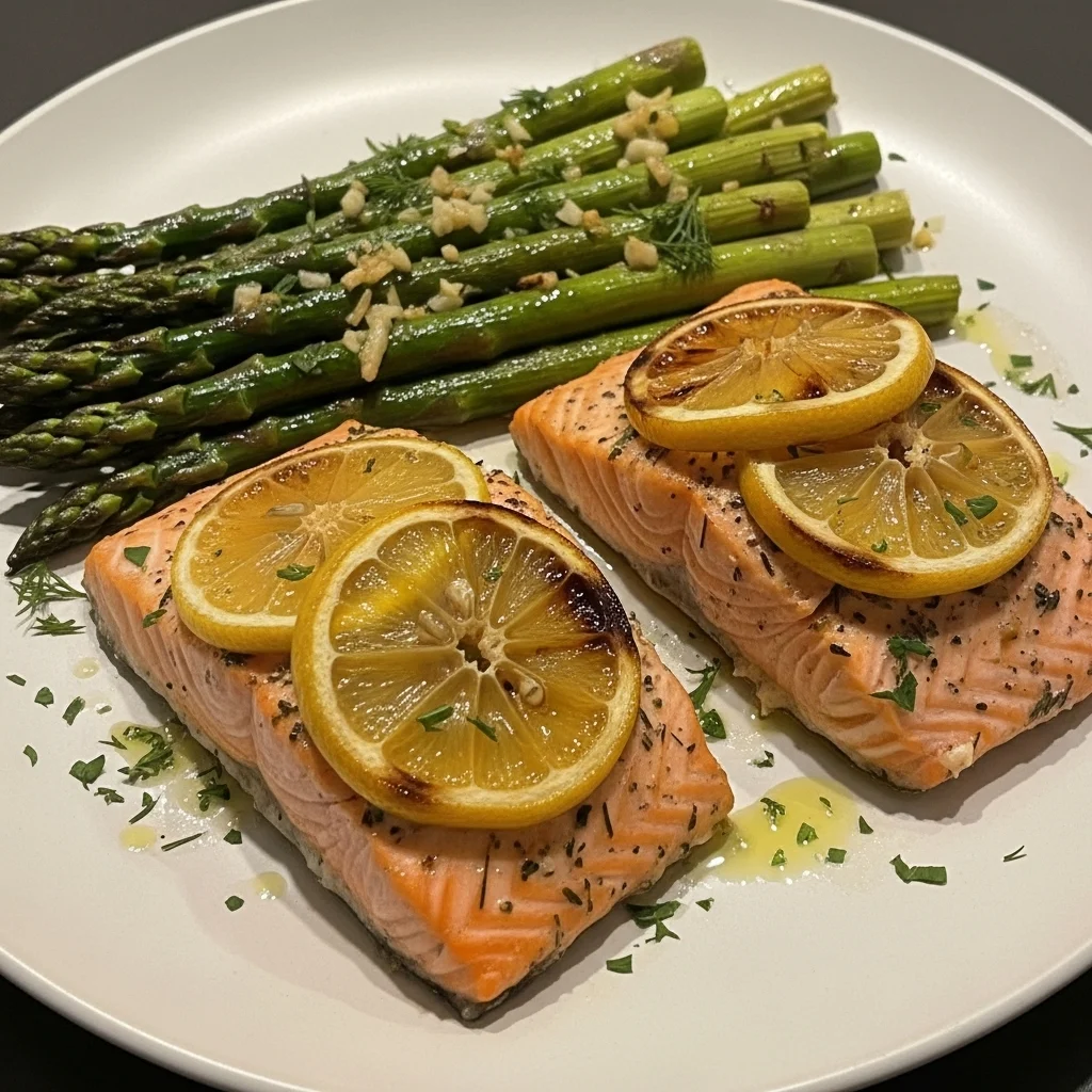 One Pan Lemon Herb Salmon