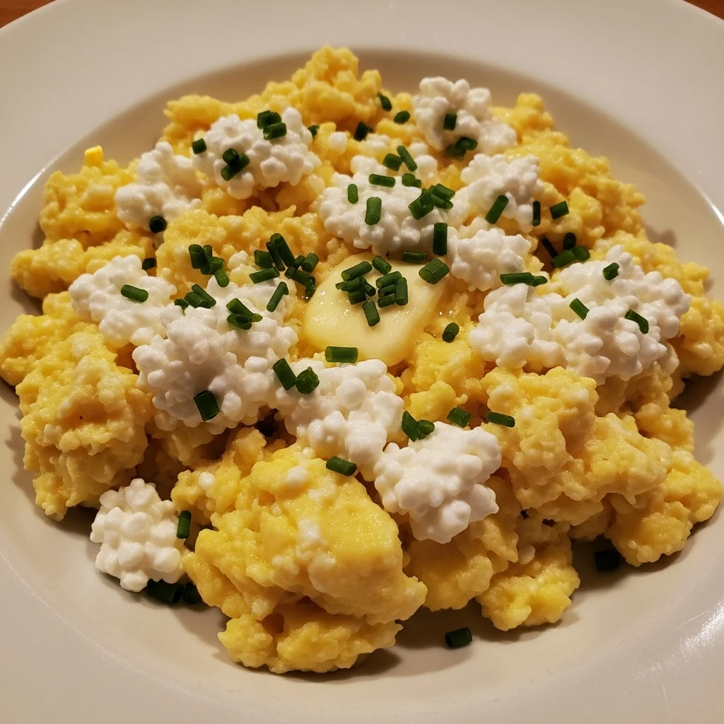Cottage Cheese Scrambled Eggs
